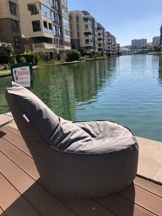 Atelier Del Sofa Puff Gris 60x70x30 cm Comodidad y Estilo para su Hogar